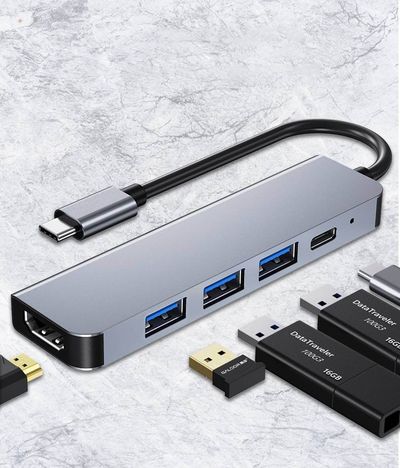 5 in 1 Type-C PD QC HDMI USB3.0 HUB Docking Station