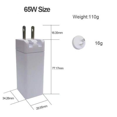 65W Type-C USB-C PD USB Fast Wall Charger