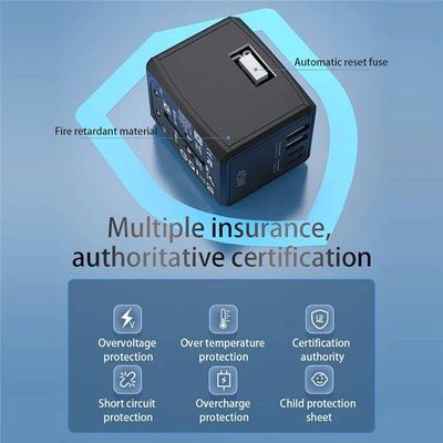 Universal GaN Travel Adapter PD Type-C 45W for MacBook laptop