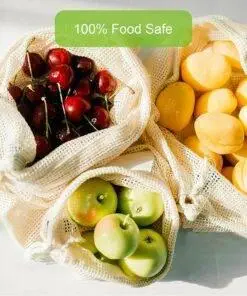 100% Organic Cotton Reusable Produce Bags Eco-Friendly bag