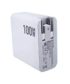 100W GaN 4 Port PD QC Wall Charger for MacBook Xiaomi Samsung