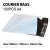 100pc A4 (245×350) Courier Mailer Bags