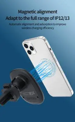 15W MagSafe Car Charger Mount Holder Particular Design for iPhone 14 Series Pro Max