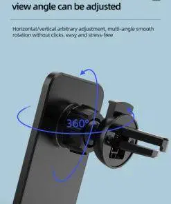 15W MagSafe Car Charger Mount iPhone Holder Black