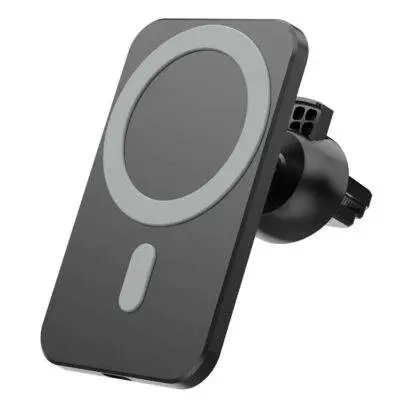 15W MagSafe Car Charger Mount iPhone Holder Black