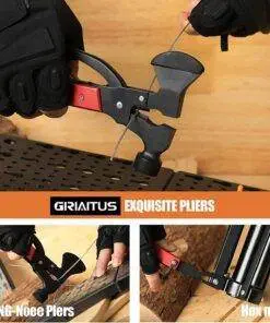 18-in-1 Axe Hammer Camping Tool Survival Knife Kit