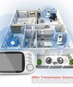 3.2 inch baby Monitor 2.4G Wireless
