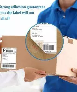 350PCs 150mm x 10mm (4×6) Thermal Transfer Courier Label Permanent Adhesive