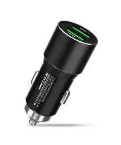 36w Ultra-Fast Dual QC USB-C Type-C Car Charger