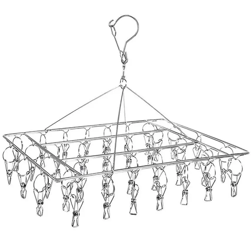 40 Pegs Stainless Steel Drying Laundry Hanger