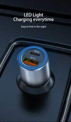 42.5w Ultra-Fast USB-C QC PD Car Charger