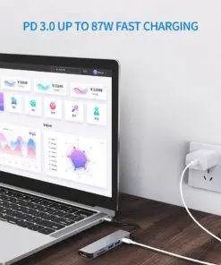 6 in 1 Type-C HDMI USB3.0 HUB Docking Station