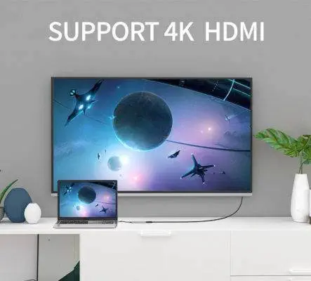 6 in 1 Type-C HDMI USB3.0 HUB Docking Station