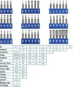 60 in 1 Professional Screwdriver Repair Tools Kit Set with 56 Flexible Shaft Extension