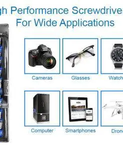 60 in 1 Professional Screwdriver Repair Tools Kit Set with 56 Flexible Shaft Extension