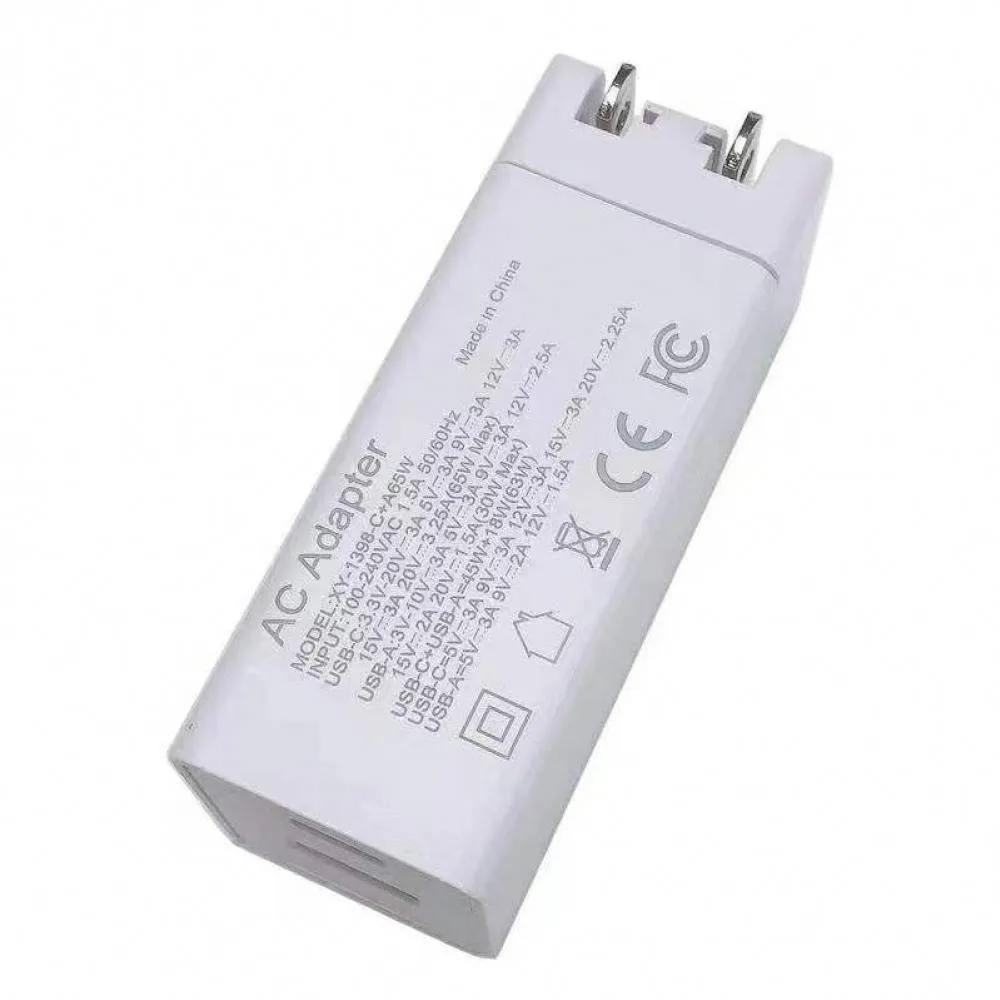 65W Type-C USB-C PD USB Fast Wall Charger