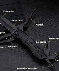 9 in 1 EDC Multitool Pliers Knife Outdoor Gadget Tool