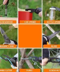 9 in 1 EDC Multitool Pliers Knife Outdoor Gadget Tool