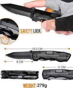9 in 1 EDC Multitool Pliers Knife Outdoor Gadget Tool