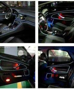 Car Interior Music Flashing EL LED Atmosphere Neon Strip 7M