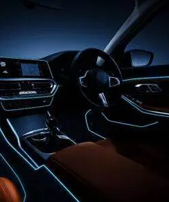 Car Interior Music Flashing EL LED Atmosphere Neon Strip 7M