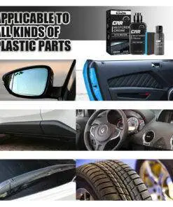 Car Interior Plastic Leather Restorer Cream + Sponge Set
