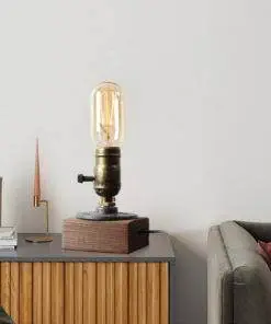 Modern Industrial Retro Edison Bedside Desk Lamp