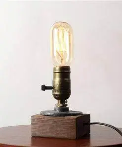 Modern Industrial Retro Edison Bedside Desk Lamp