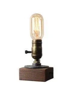 Modern Industrial Retro Edison Bedside Desk Lamp