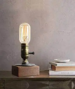 Modern Industrial Retro Edison Bedside Desk Lamp
