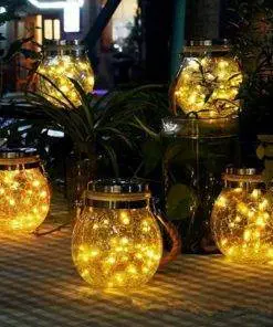 LED Crack Ball Glass Garden Lights