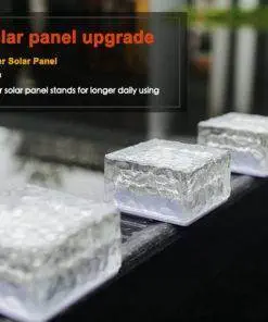 LED Ice Cube Solar Garden Light