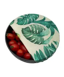 Eco-Friendly Reusable Beeswax Food Wraps-Green Leaves