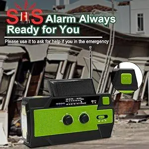 Emergency Solar Hand Crank Weather Radio