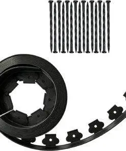Landscape Yard Lawn Garden Edging Kit 5M