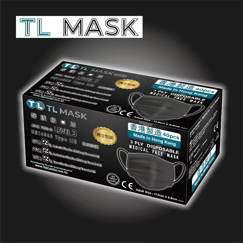 TL Mask 3PL Disposable Medical Face Mask – Multicolour Available