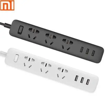 Xiaomi Power Extension Cord Household Lead with 3 USB 1.8M White