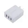 30W QC 3.0 Fast Quick iPhone Charger 3 Port USB Hub Wall Charger Adapter