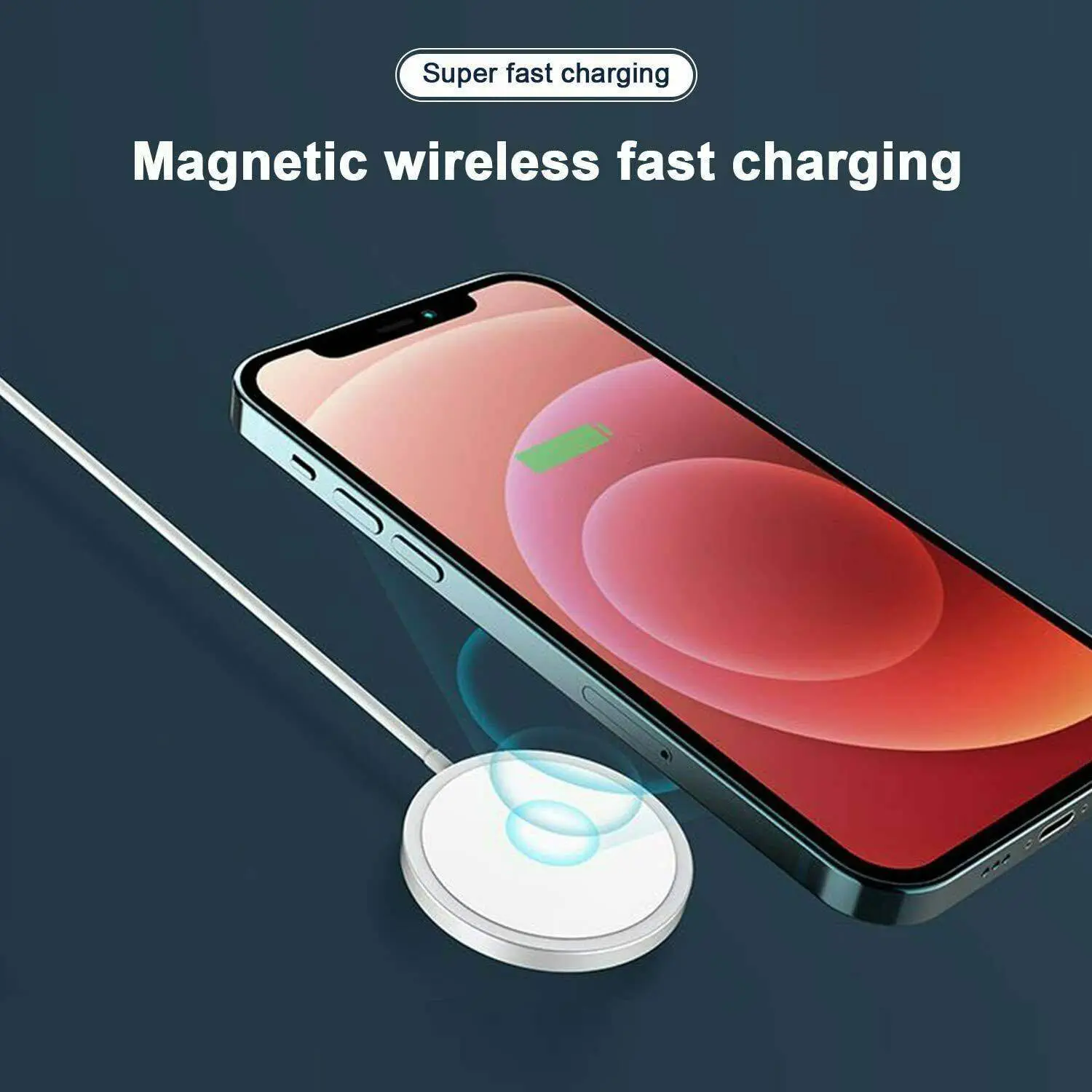 Magnetic 15W Fast Wireless Magsafe Charger for Apple iPhone 13 and Pro Max