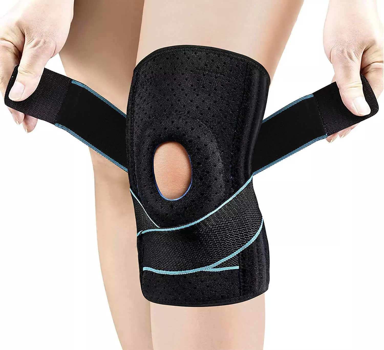 Professional Knee Brace with Patella Gel Pad & Side Stabilisers