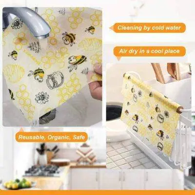 Reusable Nature Beeswax Food Wraps 1 Meter Roll
