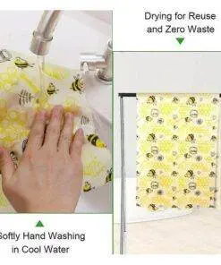 Reusable Nature Beeswax Food Wraps 1 Meter Roll