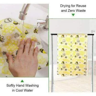 Reusable Nature Beeswax Food Wraps 1 Meter Roll
