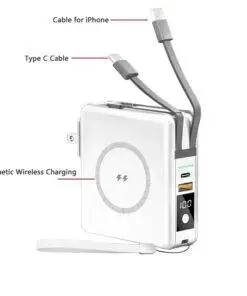 Ultimate 5 in 1 10000mAh Travel Power Bank Adapter Universal Charger