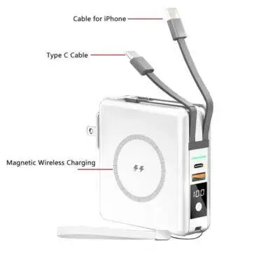 Ultimate 5 in 1 10000mAh Travel Power Bank Adapter Universal Charger