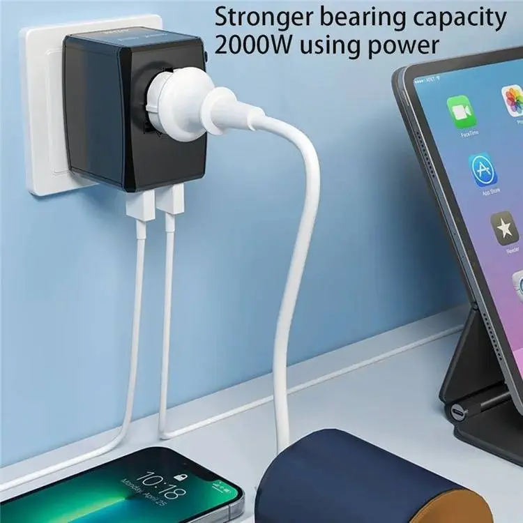 Universal GaN Travel Adapter PD Type-C 45W for MacBook laptop