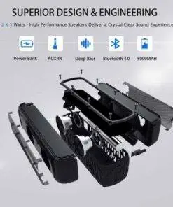 Waterproof Solar Bluetooth Speaker
