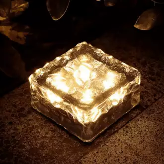 LED Ice Cube Solar Garden Light