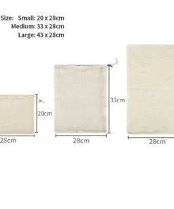 100% Organic Cotton Reusable Produce Bags Eco-Friendly bag