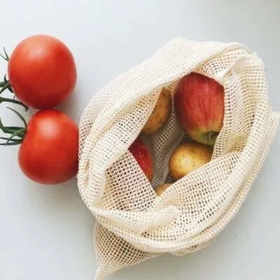 100% Organic Cotton Reusable Produce Bags Eco-Friendly bag